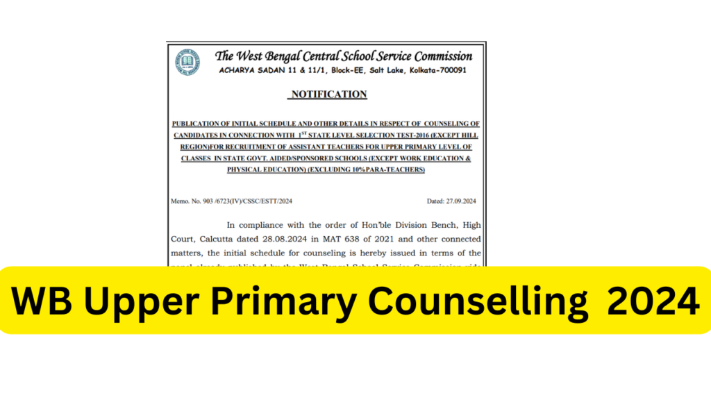 WBSSCUpper Primary Counselling 2024