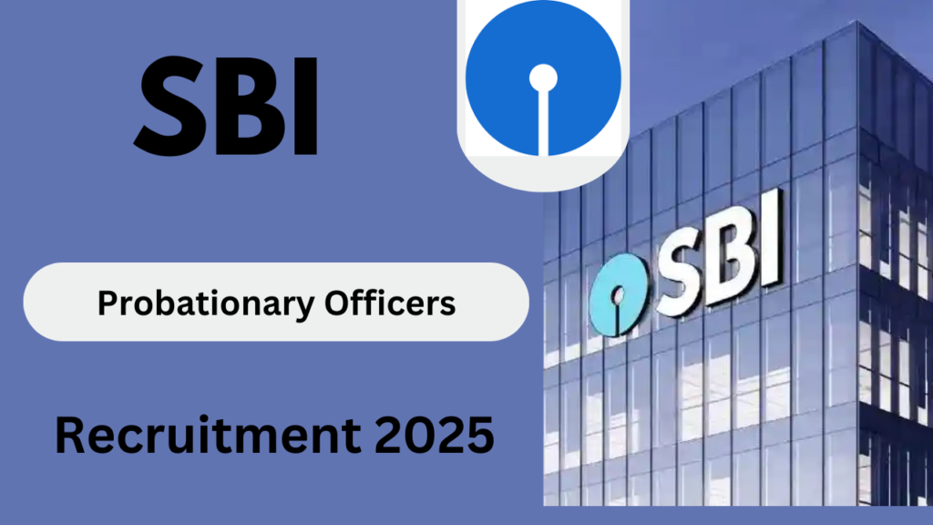 STATE BANK PO rECRUITMENT 2025